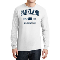 Parkland Washington Wa Vintage Athletic Navy Sports Design T Shirt Long Sleeve Shirts | Artistshot