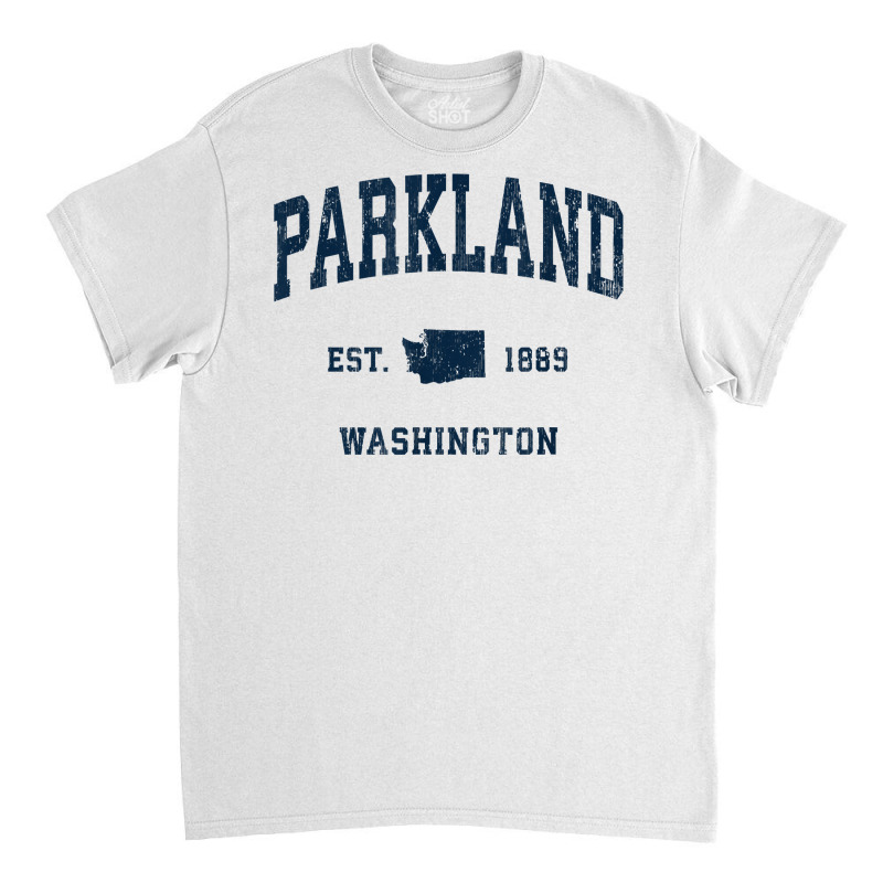 Parkland Washington Wa Vintage Athletic Navy Sports Design T Shirt Classic T-shirt by riogasehzilahiy | Artistshot