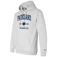 Parkland Washington Wa Vintage Athletic Navy Sports Design T Shirt Champion Hoodie | Artistshot