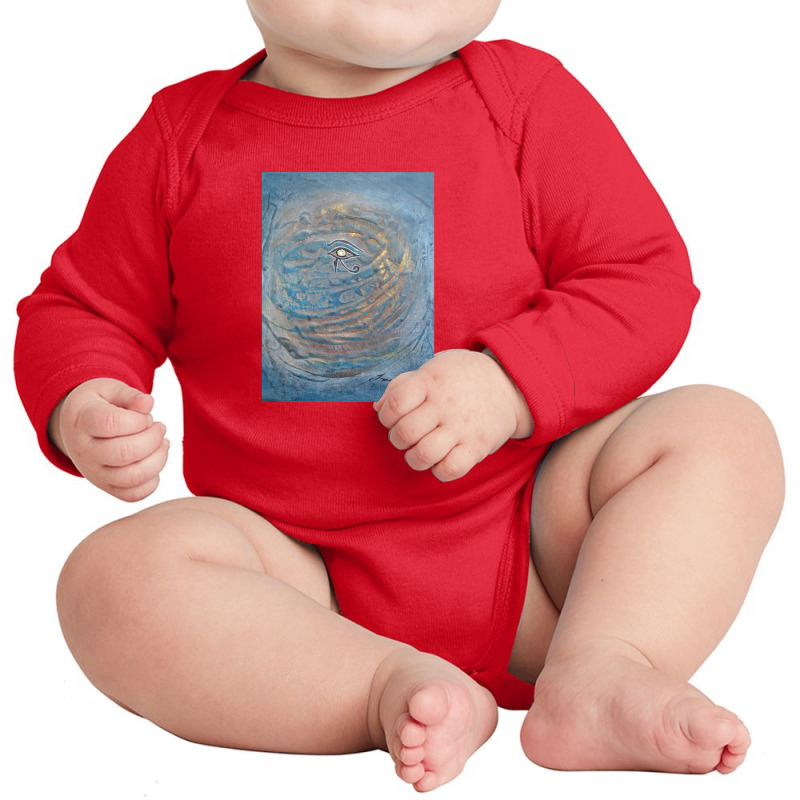 Eye Of Horus Long Sleeve Baby Bodysuit | Artistshot