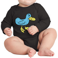 Blue Duck - That's Quacktastic! Long Sleeve Baby Bodysuit | Artistshot