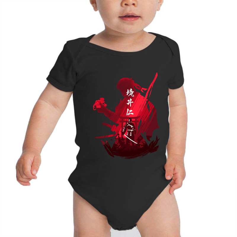 Legend Of Jin Sakai The Ghost Lightweight Hoodie Baby Bodysuit by PamelaAnnHarris | Artistshot