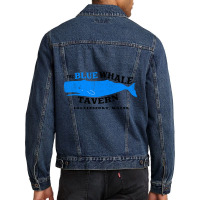 Blue Whale Tavern Distressed Men Denim Jacket | Artistshot