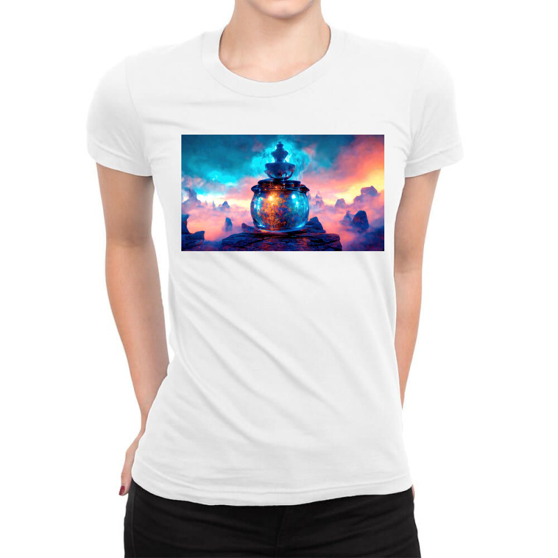 Magic Vessel Ladies Fitted T-Shirt by PamelaAnnHarris | Artistshot