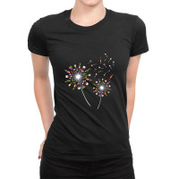 Wine Dandelion Flower Funny Ladies Fitted T-shirt | Artistshot