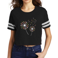 Wine Dandelion Flower Funny Scorecard Crop Tee | Artistshot