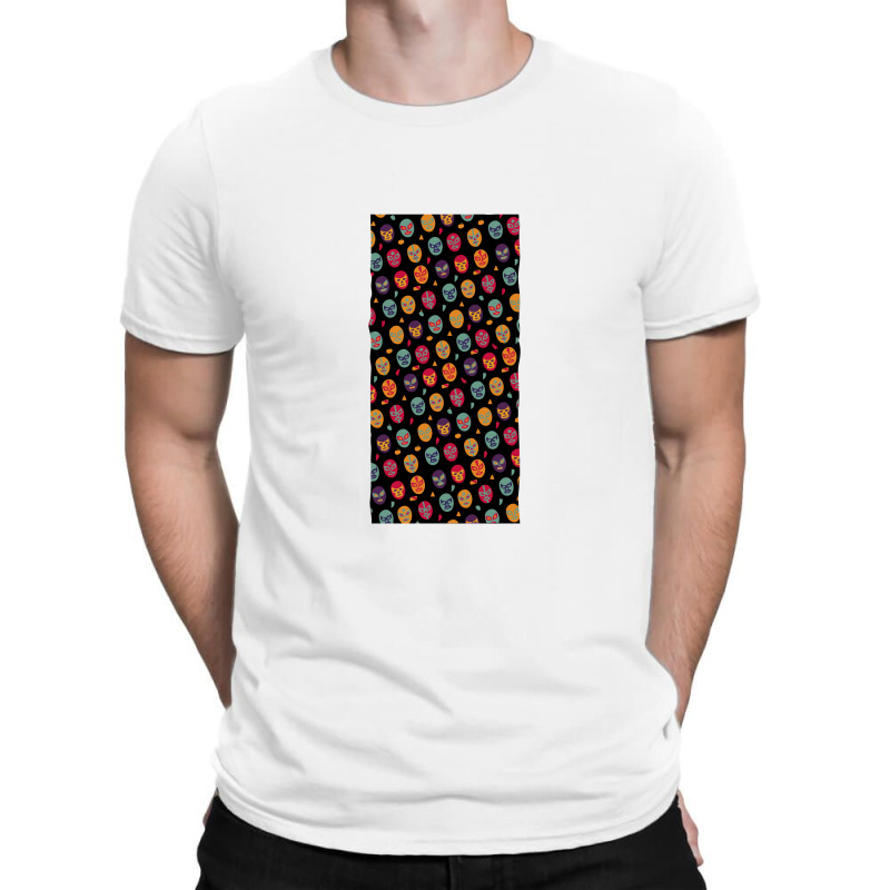 Wres Teling Mask Pattern Design T-Shirt by theweirdgotchiclub | Artistshot