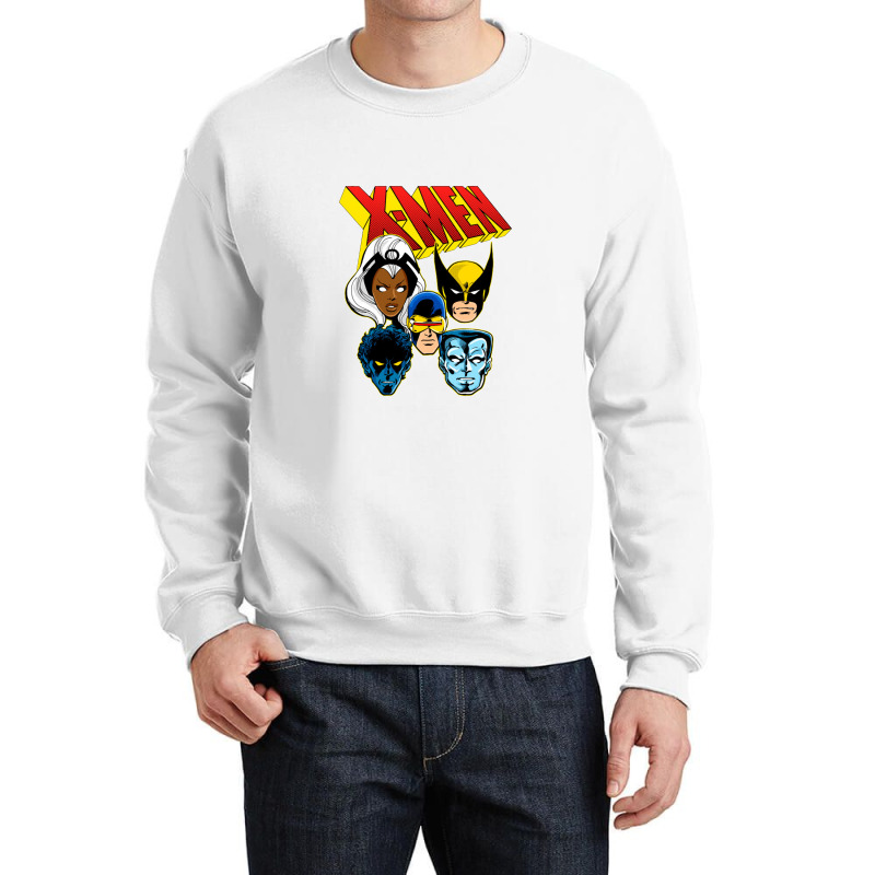 X Men Retro Team Crewneck Sweatshirt by theweirdgotchiclub | Artistshot