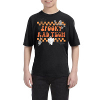 Groovy Spooky Rad Tech Retro Radiologist Halloween Xray Tech T Shirt Youth Tee | Artistshot