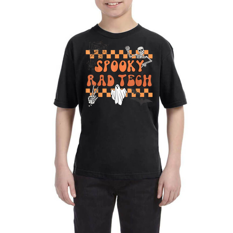 Groovy Spooky Rad Tech Retro Radiologist Halloween Xray Tech T Shirt Youth Tee by cm-arts | Artistshot