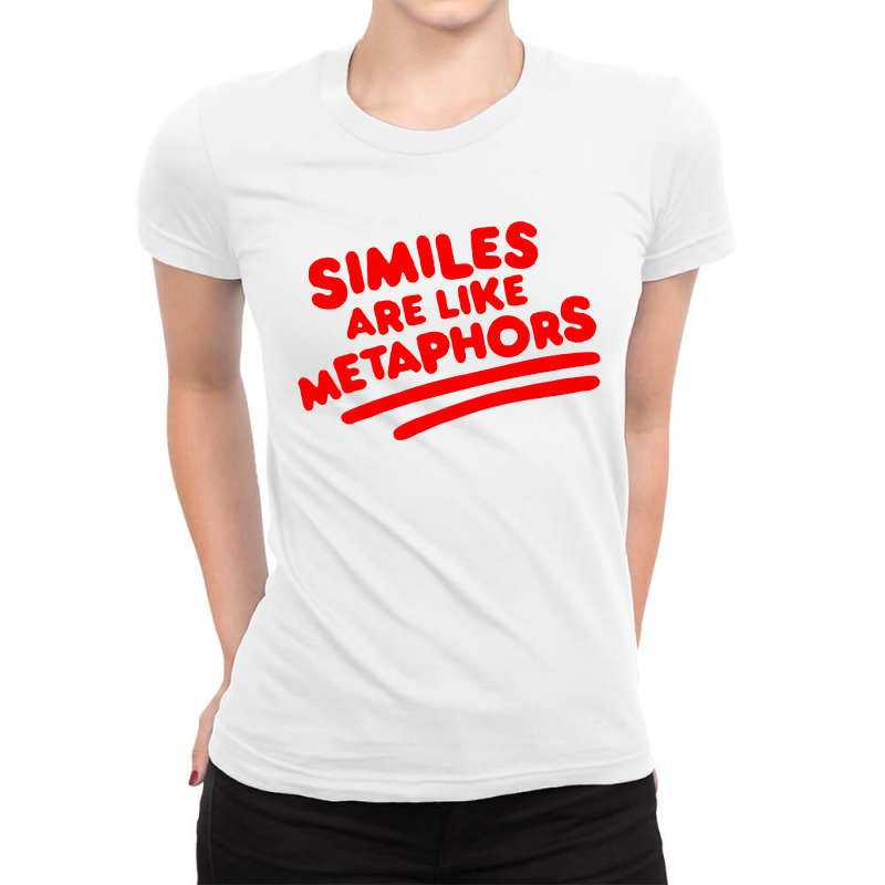 Similes Ladies Fitted T-Shirt by Mumui | Artistshot