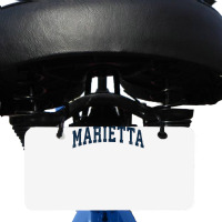 Marietta Georgia Ga Vintage Sports Design Navy Design T Shirt Bicycle License Plate | Artistshot