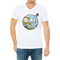 Nuregami Okami V-neck Tee | Artistshot