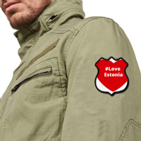 Love Estonia, Hashtag Heart, Estonia Shield Patch | Artistshot