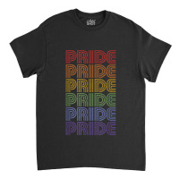 National Gay Pride March Vintage Rainbow Lgbt Equality Classic T-shirt | Artistshot