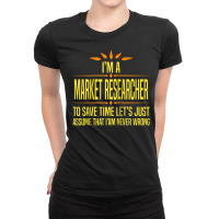 Im A Market Researcher Raglan Baseball Tee Ladies Fitted T-shirt | Artistshot