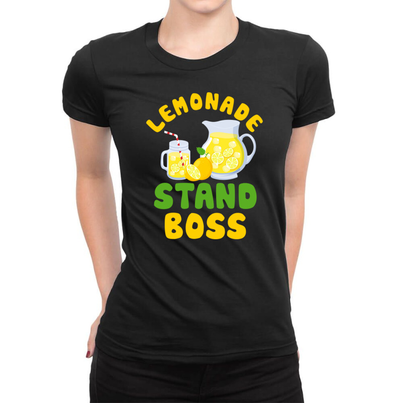 Lemonade Stand Boss Ladies Fitted T-Shirt by cm-arts | Artistshot