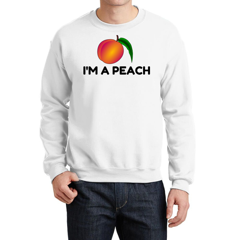 Peach best sale crewneck sweatshirt