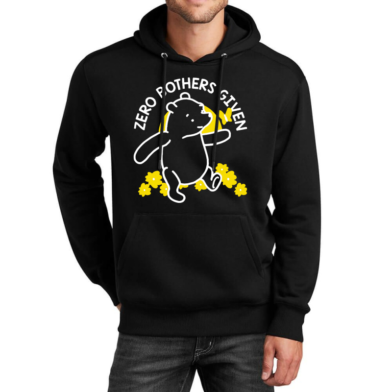 Zero Bothers Given Unisex Hoodie | Artistshot