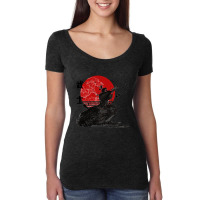 Samurai The Ghost Design Women's Triblend Scoop T-shirt | Artistshot