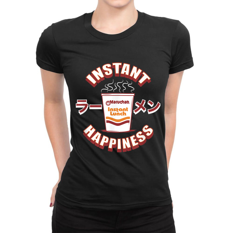 Maruchan Instant Happiness Steaming Ramen Soup Ladies Fitted T-Shirt by Valentino-Holt | Artistshot