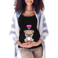 Omnisexual Boxer Lgbtqia Pride Flag Anime Kawaii Dog Premium Maternity Scoop Neck T-shirt | Artistshot