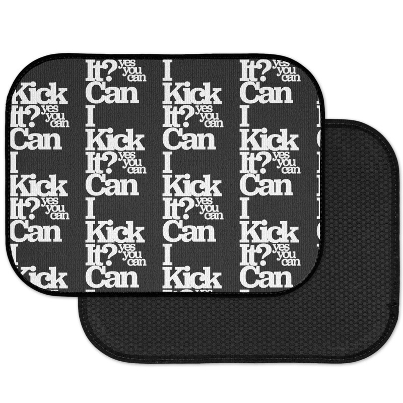 Can I Kick It Yes You Can! Great Gift For Old School Hiphop Heads Rear Car Mat | Artistshot