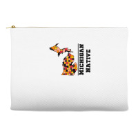 Love Raised Born State Michigan Native T Shirt Accessory Pouches | Artistshot