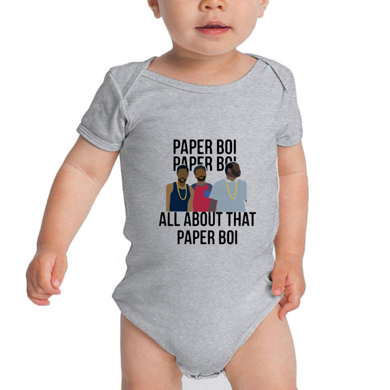 Paper Boi All About That Paper Boi Baby Bodysuit | Artistshot