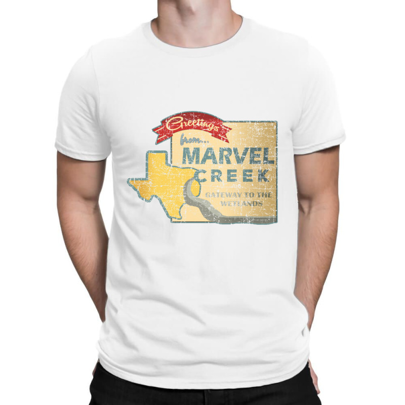 Greetings From  Creek, Distressed    Hap And Leonard T-shirt | Artistshot