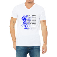 Hail Mary   Catholicism V-neck Tee | Artistshot