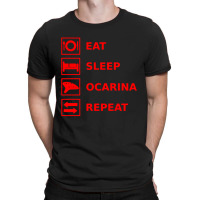 Eat Sleep Ocarina Repeat T-shirt | Artistshot