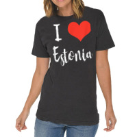 I Love Estonia T Shirt Vintage T-shirt | Artistshot