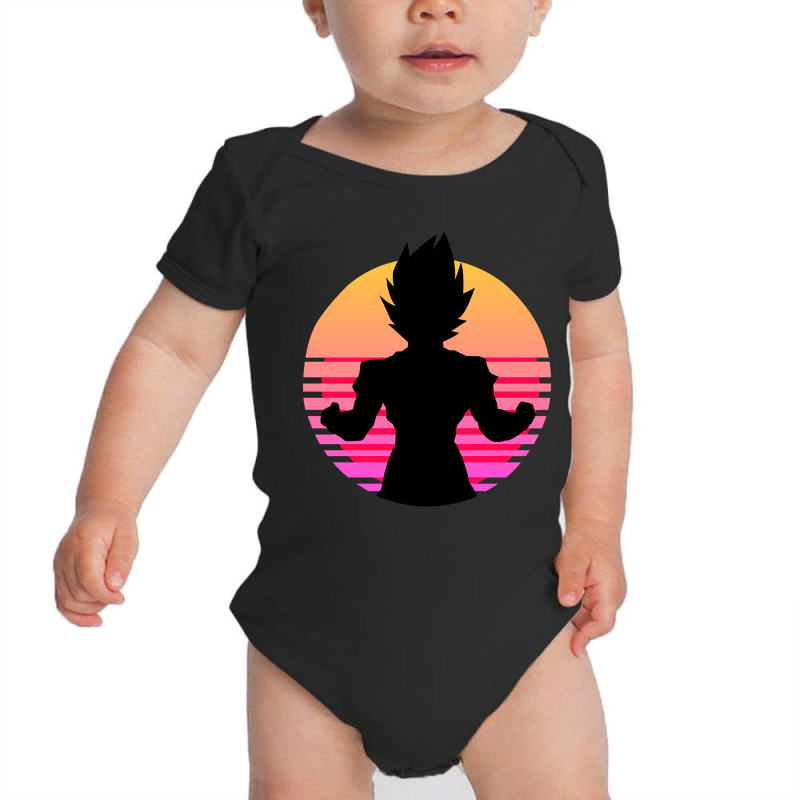 Goku Retro 80s Baby Bodysuit by greggjvandervor | Artistshot