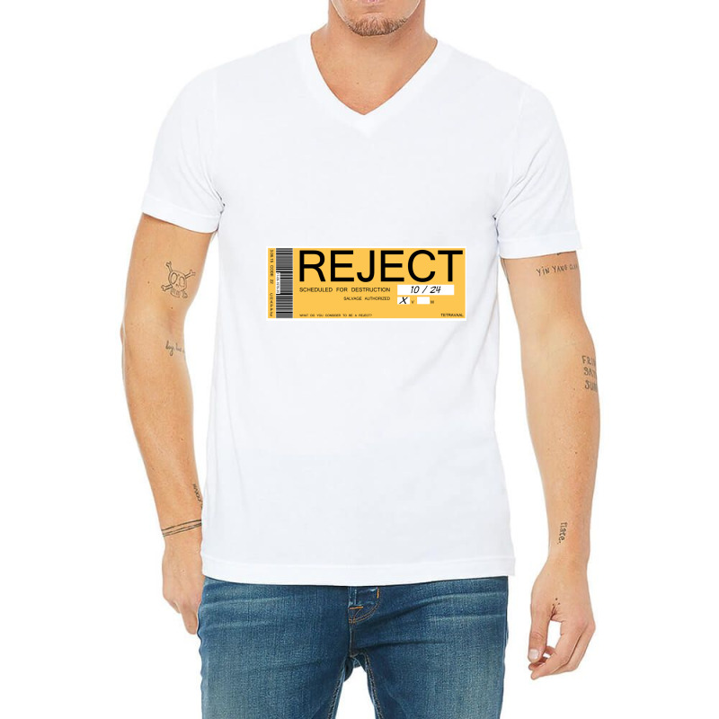 Chappie Reject V-neck Tee | Artistshot