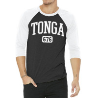 Tonga 676 Country Area Code Tongan Pride Mens Womens 3/4 Sleeve Shirt | Artistshot