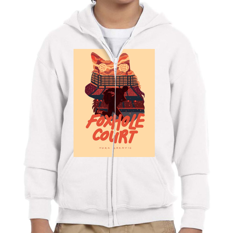 The Foxhole Court Book Cover Art Print Youth Zipper Hoodie by PamelaAnnHarris | Artistshot