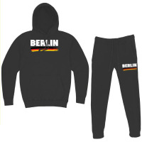 Berlin City   Germany Flag Travel Gift Idea Sweatshirt Hoodie & Jogger Set | Artistshot