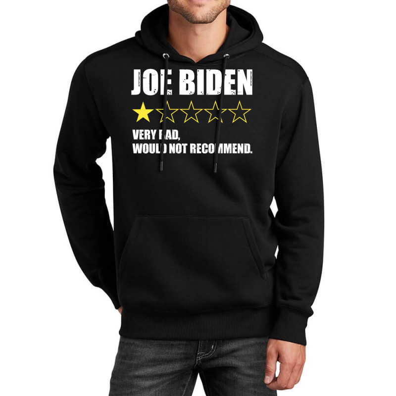 Joe Biden One Star Review Very Bad Would Not Recommend Long Sleeve T S Unisex Hoodie | Artistshot