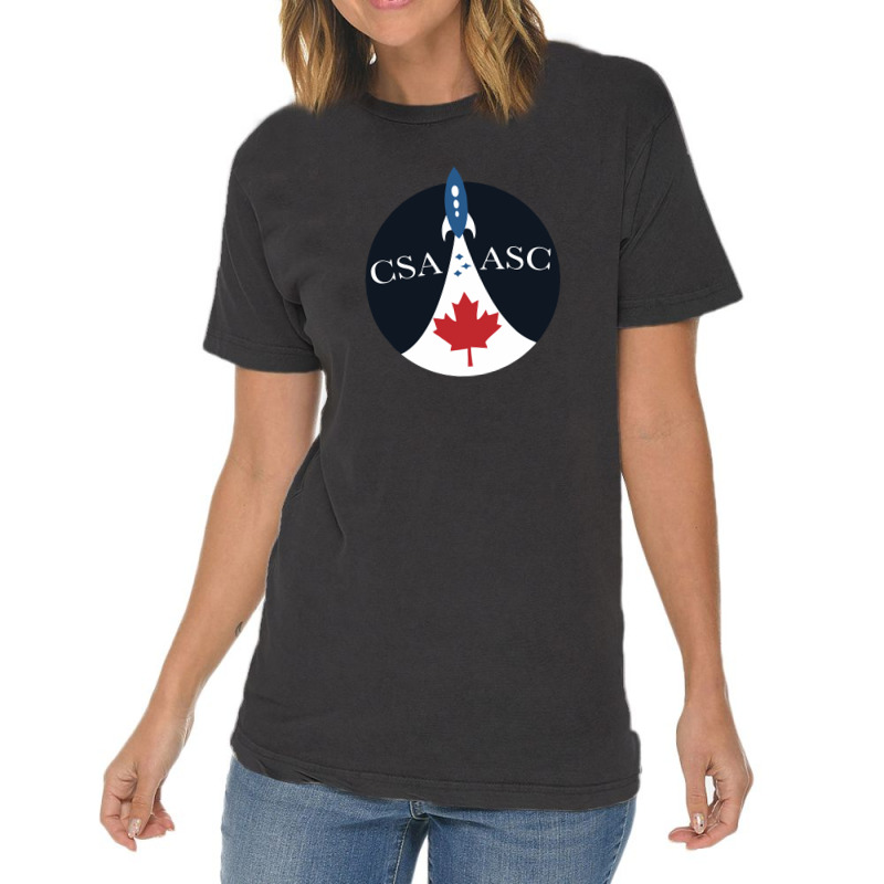 Canadian Space Agency Vintage T-Shirt by cm-arts | Artistshot