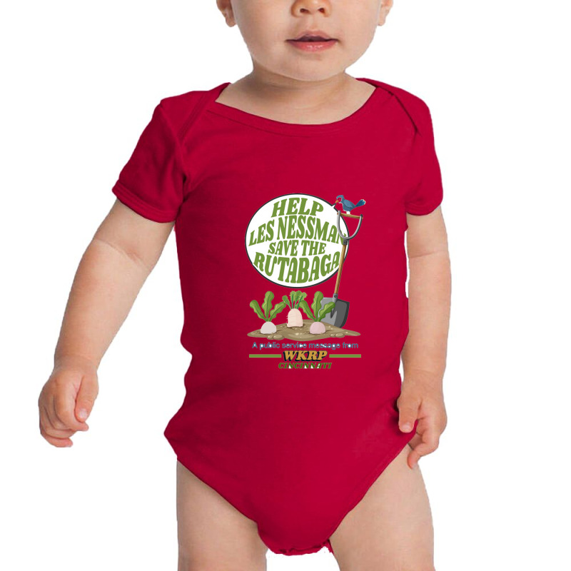 Help Les Nessman Save The Rutabaga Baby Bodysuit | Artistshot