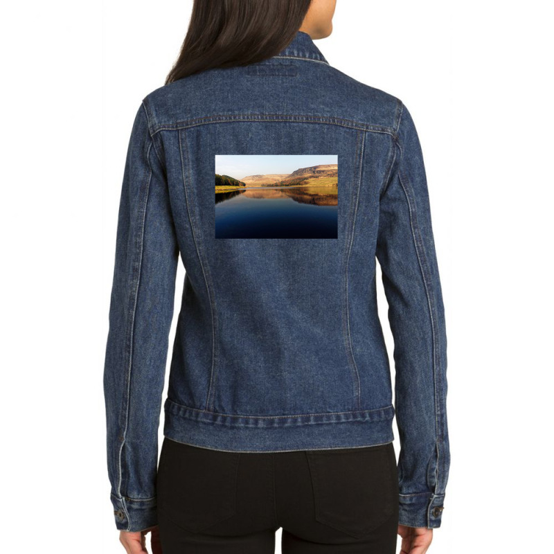 Dove Stone Reservoir Ladies Denim Jacket by agodraws | Artistshot