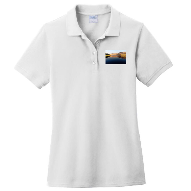 Dove Stone Reservoir Ladies Polo Shirt by agodraws | Artistshot