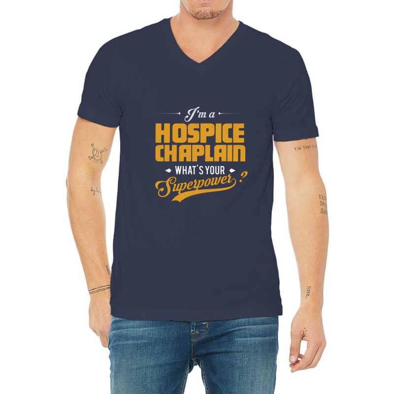 Hospice Chaplain   Chaplain V-neck Tee | Artistshot