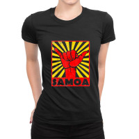 Vintage Shaka Samoa Samoan Beach Shirt Ladies Fitted T-shirt | Artistshot