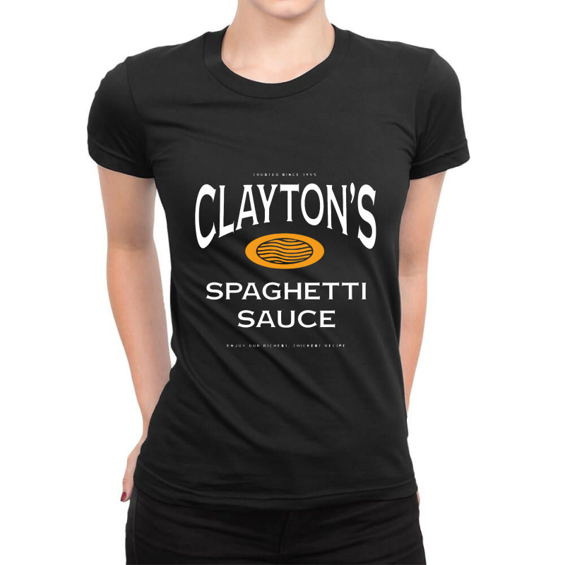 Claytons Spaghetti Sauce Se7en Essential Ladies Fitted T-Shirt by sulapbaru | Artistshot