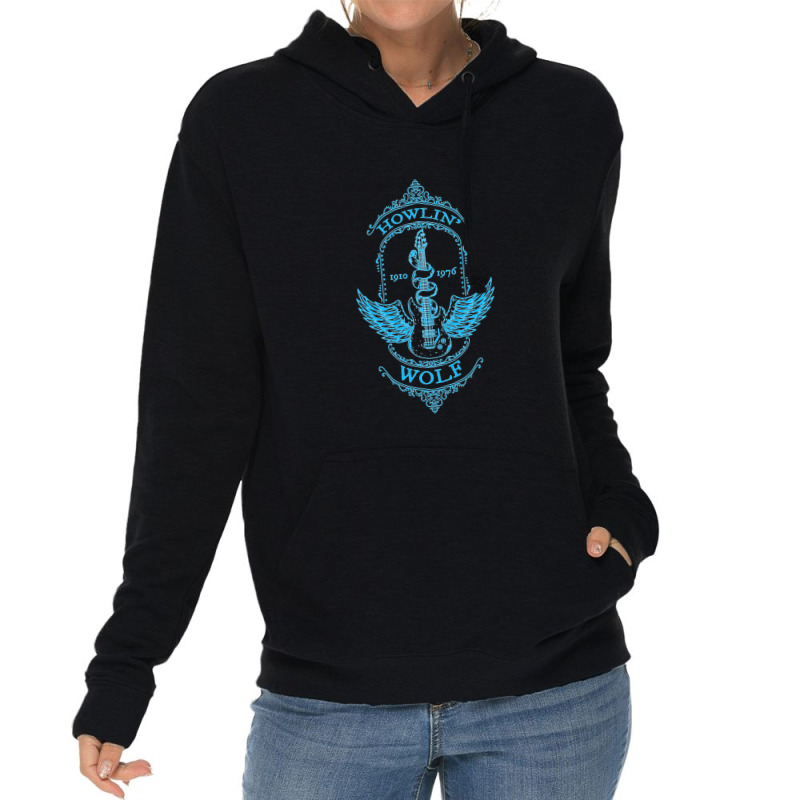 Howlin' Wolf Legendary Blue Man Lightweight Hoodie | Artistshot