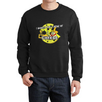 I Hanker For A Hunk Of Cheese, Distressed   Time For Timer Crewneck Sweatshirt | Artistshot