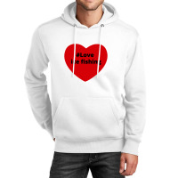 Love Ice Fishing, Hashtag Heart, Love Ice Fishing 2 Unisex Hoodie | Artistshot