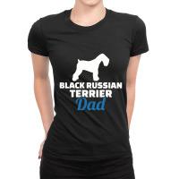 Black Russian Terrier Dad, Black Russian Terrier Ladies Fitted T-shirt | Artistshot